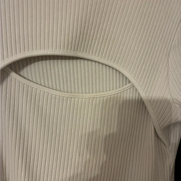 Agolde Ribbed White Top - Picture 7 of 7